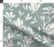 Modern Floral Large Scale Sage Green Elegant Custom Printed Fabric by Spoonflower Various Fabrics by the Yard or Fat Quarter